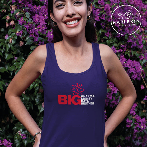 TANK TOP MÄDELS • BIG MONEY, BIG PHARMA-HARLEKINSHOP