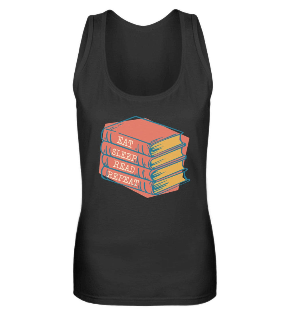 TANK TOP MÄDELS • EAT SLEEP READ REPEAT-HARLEKINSHOP