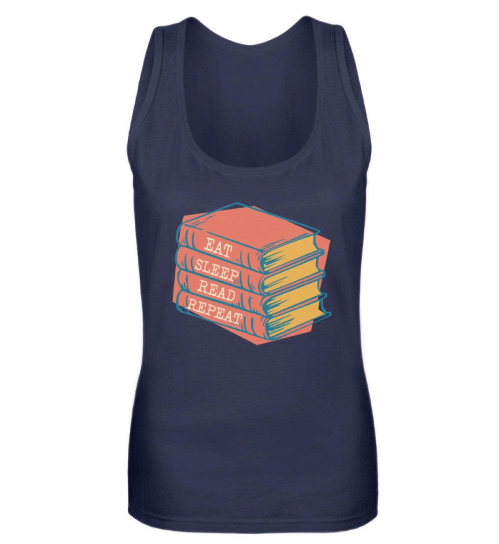TANK TOP MÄDELS • EAT SLEEP READ REPEAT-HARLEKINSHOP