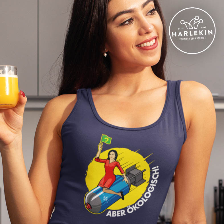 TANK TOP MÄDELS • GUTE BOMBEN SIND ÖKOLOGISCH-HARLEKINSHOP