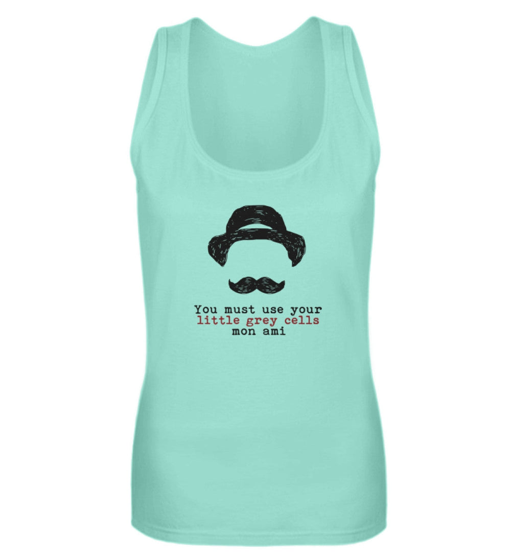TANK TOP MÄDELS • HERCULE-POIROT: USE YOUR GREY CELLS-HARLEKINSHOP