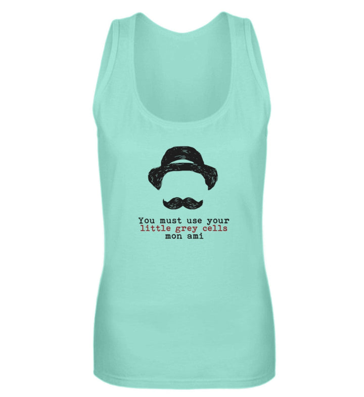 TANK TOP MÄDELS • HERCULE-POIROT: USE YOUR GREY CELLS-HARLEKINSHOP