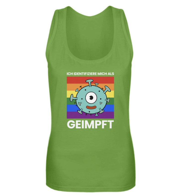TANK TOP MÄDELS • ICH IDENTIFIZIERE MICH ALS GEIMPFT-HARLEKINSHOP