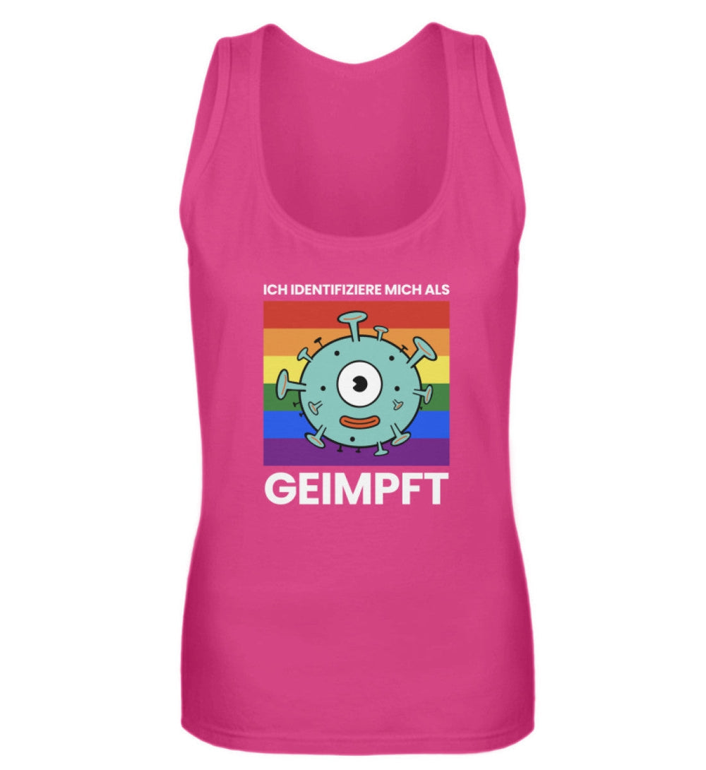 TANK TOP MÄDELS • ICH IDENTIFIZIERE MICH ALS GEIMPFT-HARLEKINSHOP