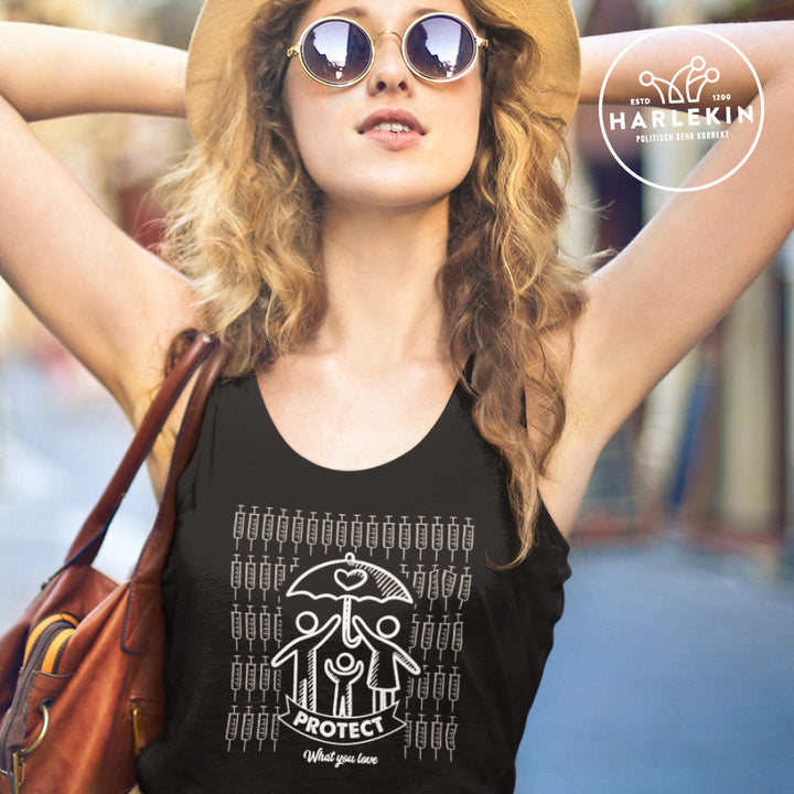 TANK TOP MÄDELS • PROTECT WHAT YOU LOVE-HARLEKINSHOP