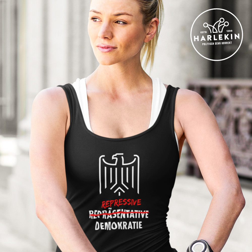 TANK TOP MÄDELS • REPRESSIVE DEMOKRATIE-HARLEKINSHOP