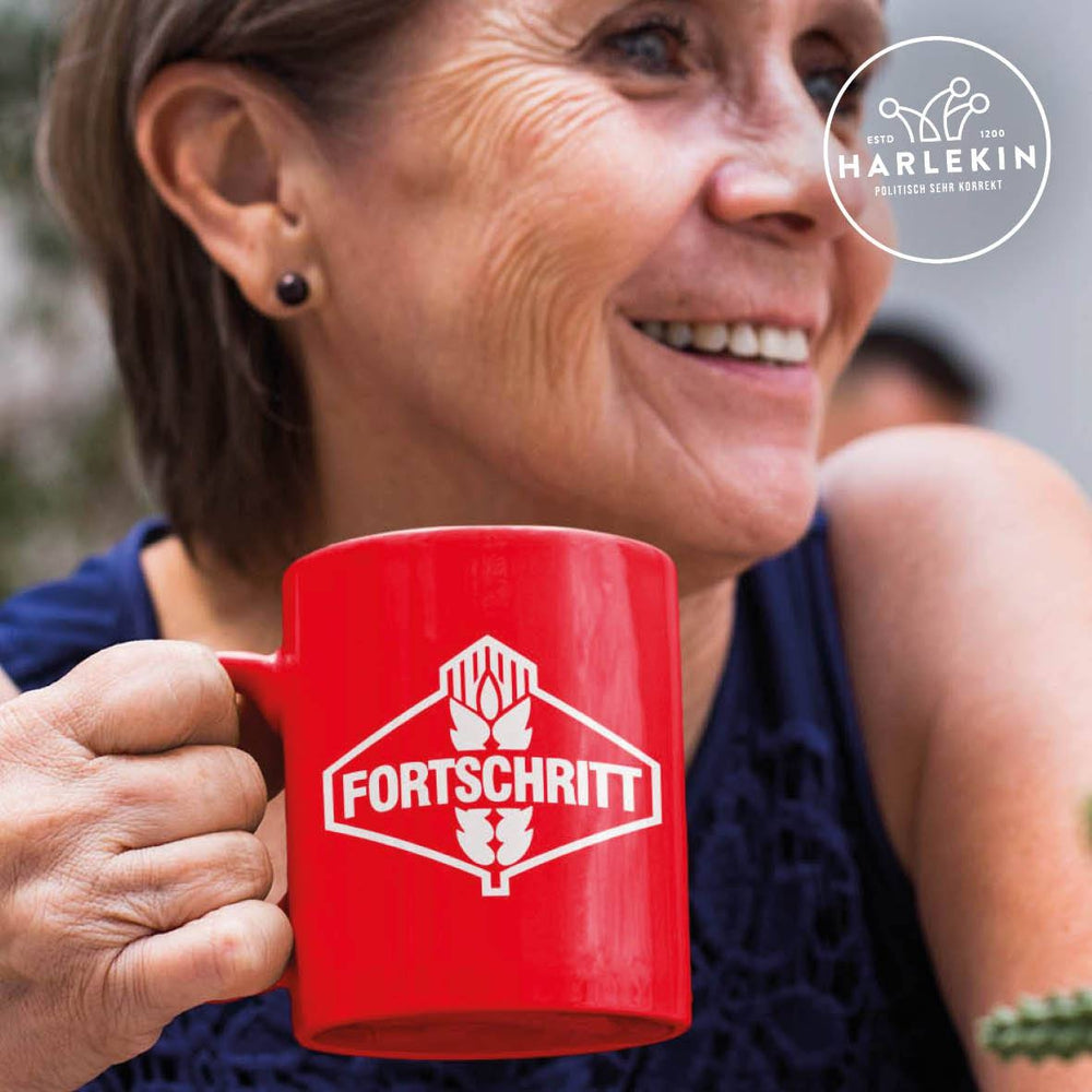 TASSE • FORTSCHRITT - HELL-HARLEKINSHOP