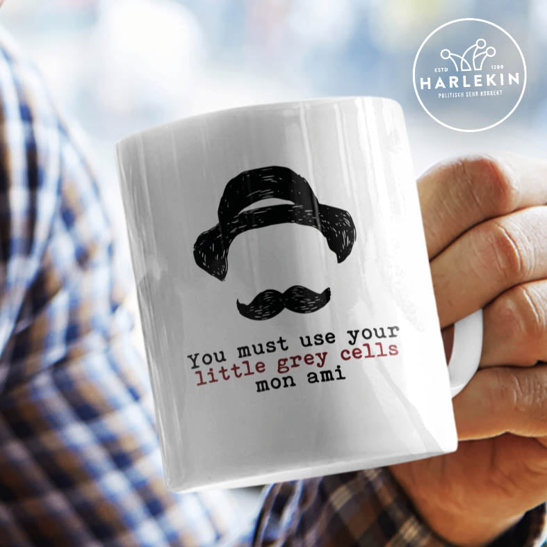 TASSE • HERCULE-POIROT: USE YOUR GREY CELLS-HARLEKINSHOP