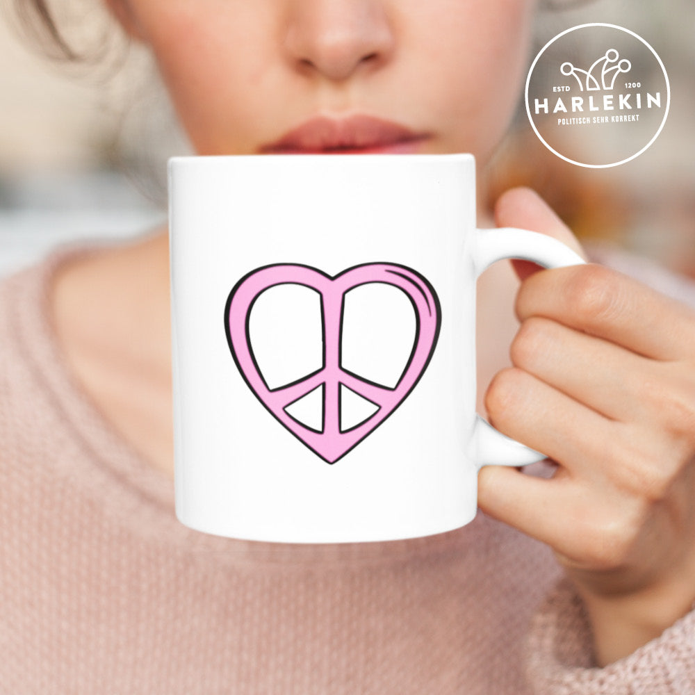 TASSE • PEACE HEART-HARLEKINSHOP