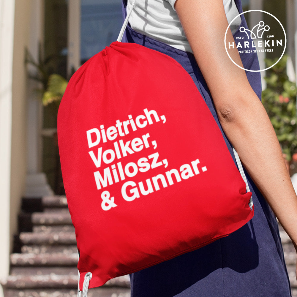 TURNBEUTEL • DIETRICH, VOLKER, MILOSZ & GUNNAR.-HARLEKINSHOP