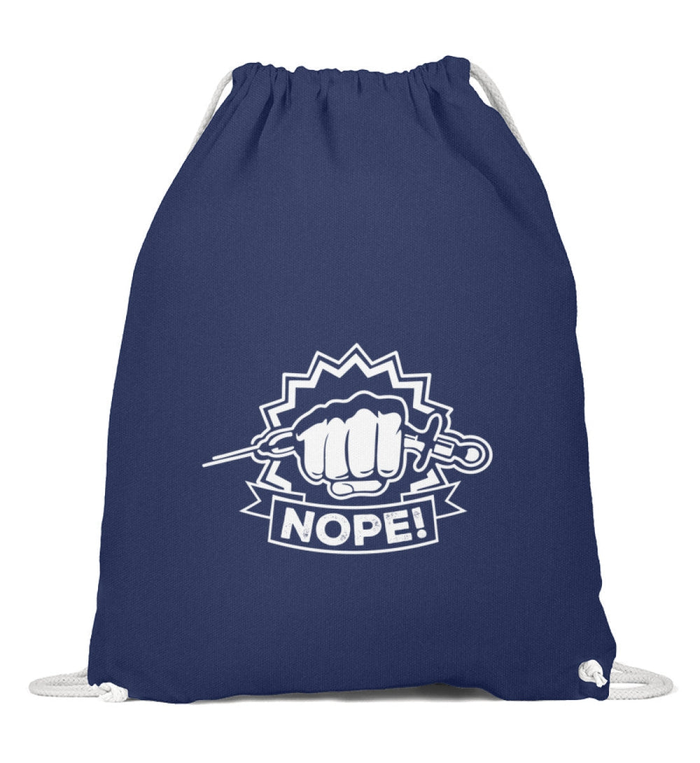 TURNBEUTEL • NOPE VACCINE IMPFUNG-HARLEKINSHOP