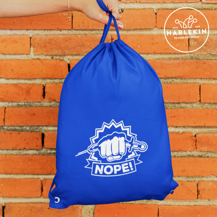 TURNBEUTEL • NOPE VACCINE IMPFUNG-HARLEKINSHOP