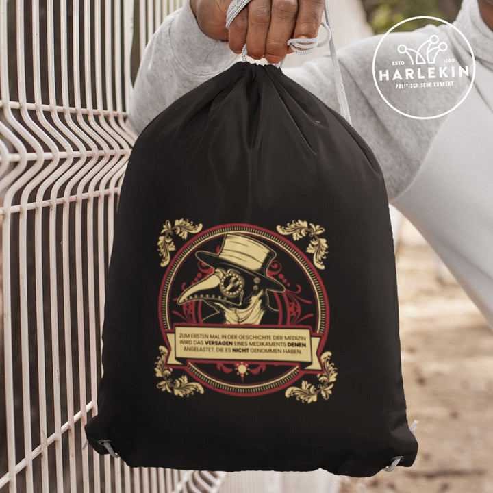 TURNBEUTEL • PLAGUE DOCTOR IMPFVERSAGEN-HARLEKINSHOP