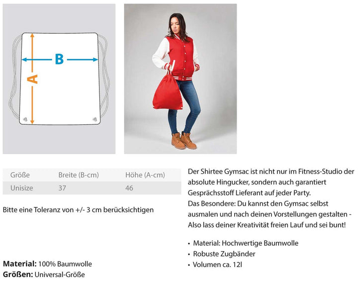 TURNBEUTEL • ULBRICHT: NIEMAND HAT DIE ABSICHT EINE IMPFPFLICHT EINZUFÜHREN!-HARLEKINSHOP
