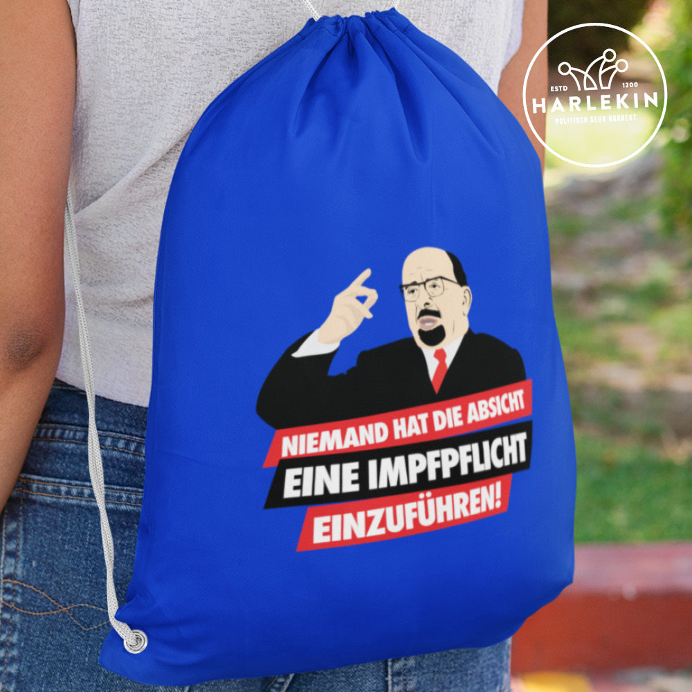 TURNBEUTEL • ULBRICHT: NIEMAND HAT DIE ABSICHT EINE IMPFPFLICHT EINZUFÜHREN!-HARLEKINSHOP