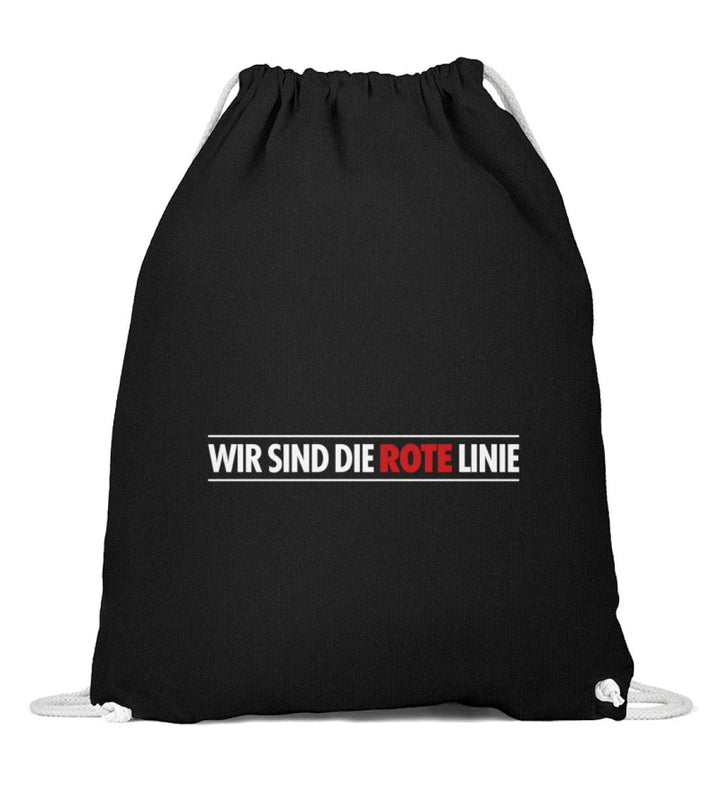TURNBEUTEL • WIR SIND DIE ROTE LINIE-HARLEKINSHOP