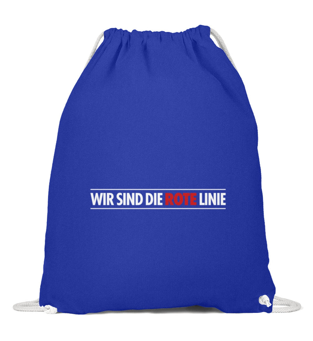 TURNBEUTEL • WIR SIND DIE ROTE LINIE-HARLEKINSHOP