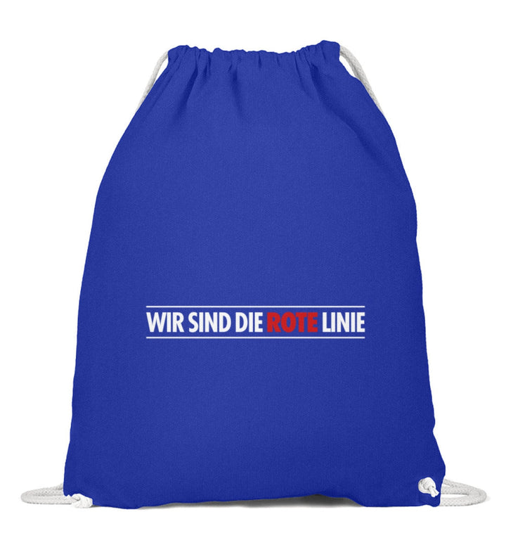 TURNBEUTEL • WIR SIND DIE ROTE LINIE-HARLEKINSHOP