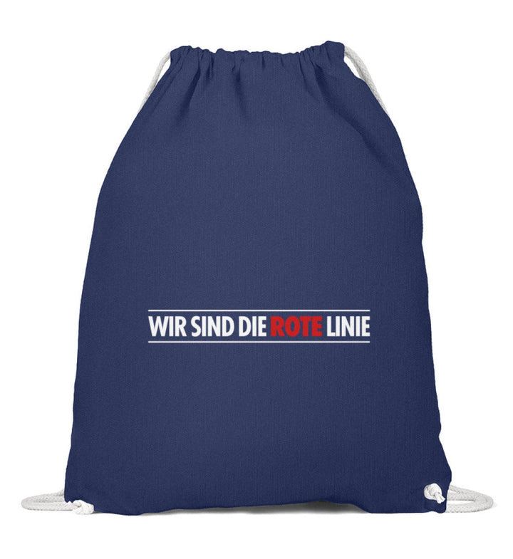 TURNBEUTEL • WIR SIND DIE ROTE LINIE-HARLEKINSHOP