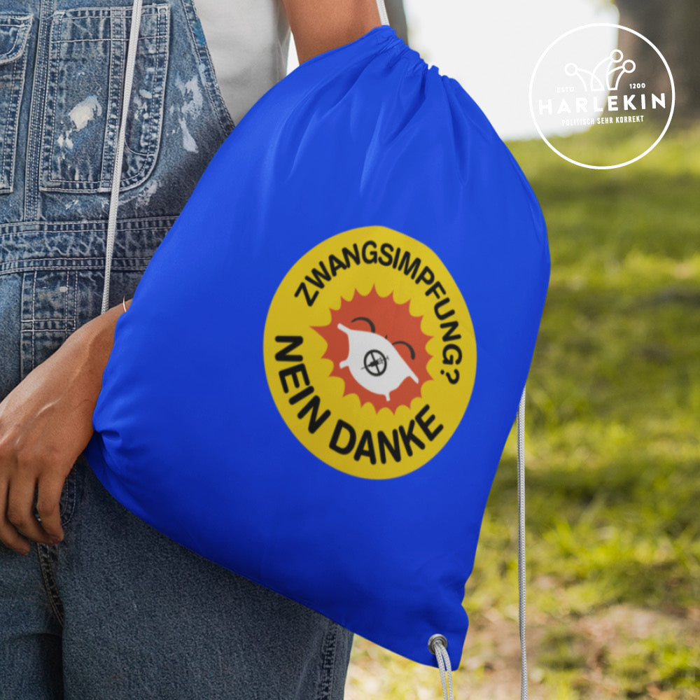 TURNBEUTEL • ZWANGSIMPFUNG NEIN DANKE-HARLEKINSHOP