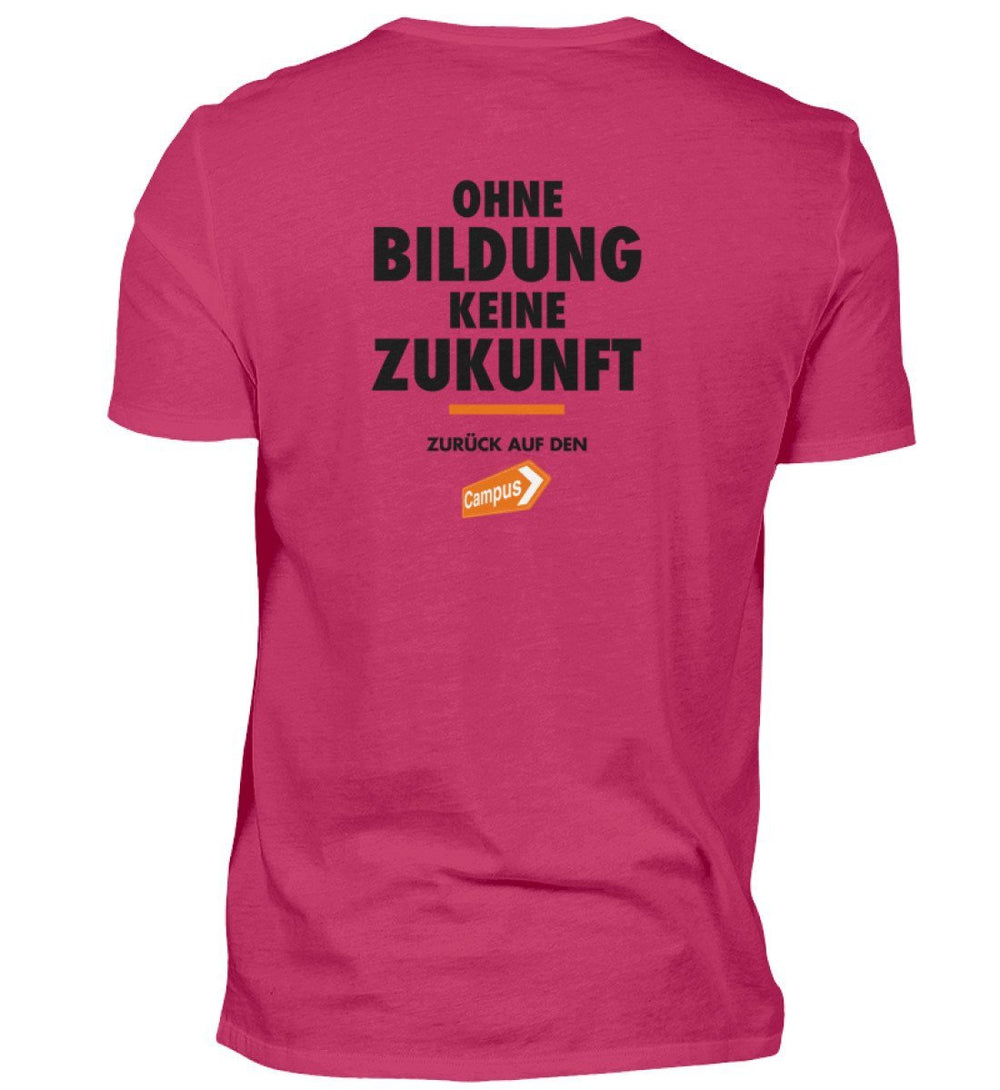 ZURÜCK AUF DEN CAMPUS SHIRT BUBEN • LOGO CLAIM - HELL-HARLEKINSHOP