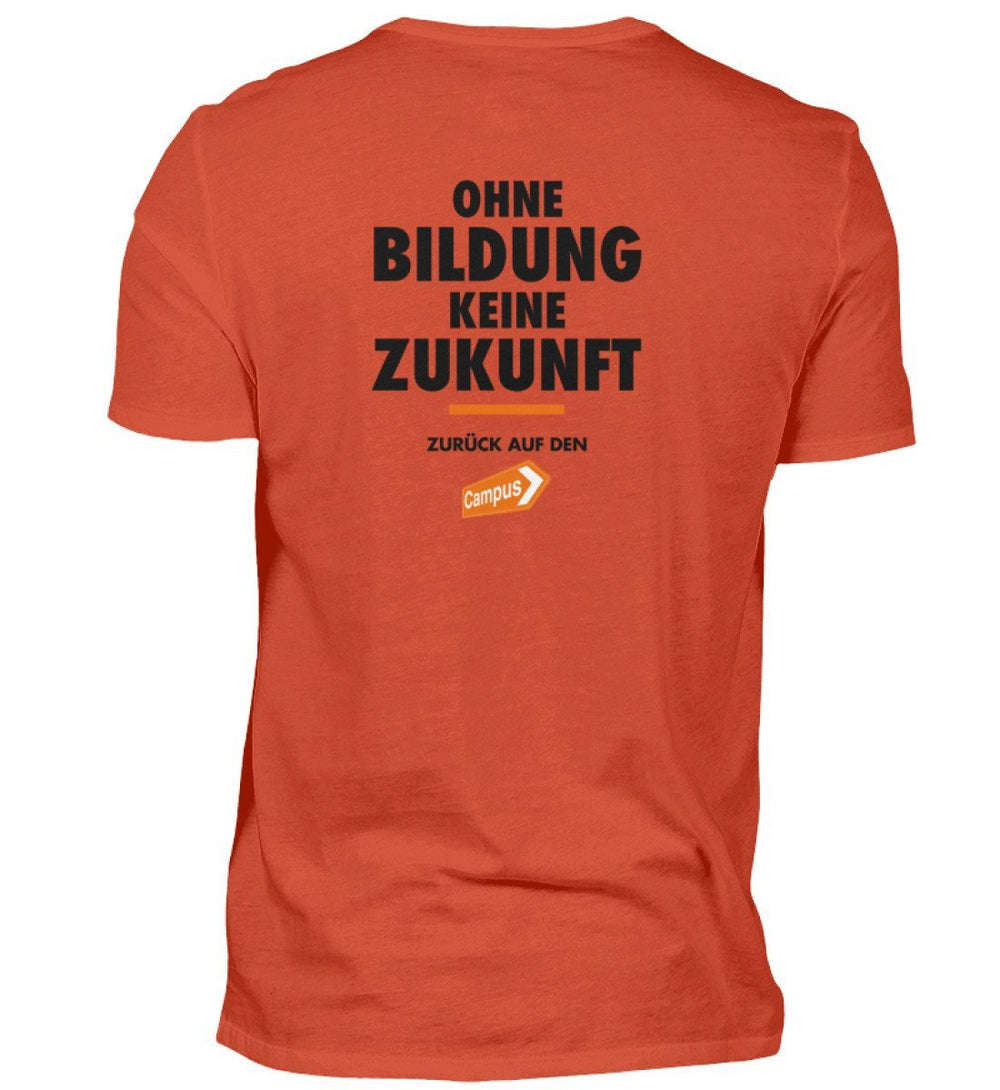 ZURÜCK AUF DEN CAMPUS SHIRT BUBEN • LOGO CLAIM - HELL-HARLEKINSHOP
