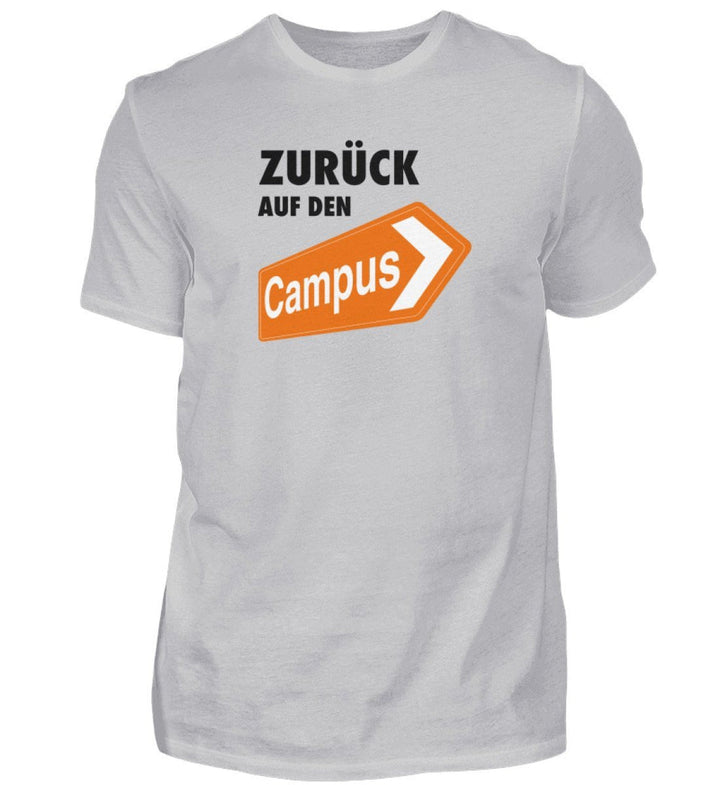 ZURÜCK AUF DEN CAMPUS SHIRT BUBEN • LOGO CLAIM - HELL-HARLEKINSHOP