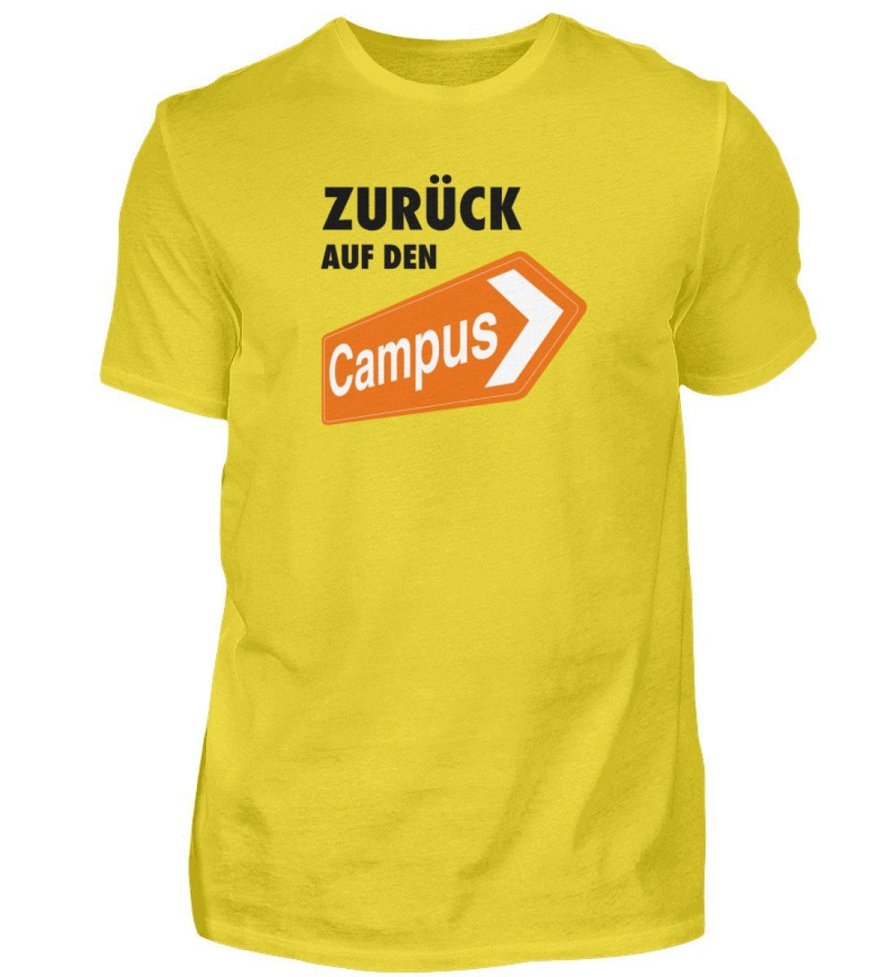 ZURÜCK AUF DEN CAMPUS SHIRT BUBEN • LOGO CLAIM - HELL-HARLEKINSHOP