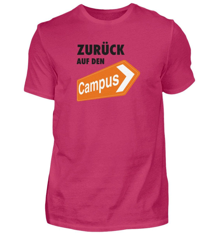 ZURÜCK AUF DEN CAMPUS SHIRT BUBEN • LOGO CLAIM - HELL-HARLEKINSHOP