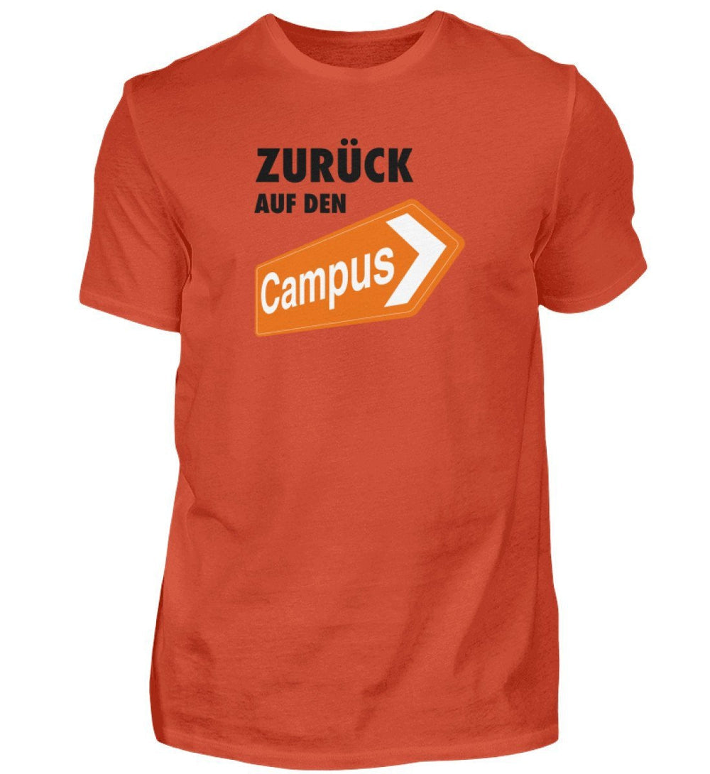 ZURÜCK AUF DEN CAMPUS SHIRT BUBEN • LOGO CLAIM - HELL-HARLEKINSHOP