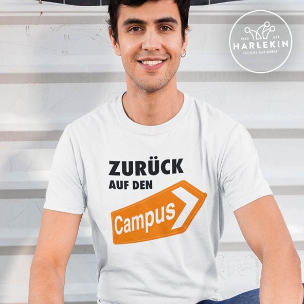 ZURÜCK AUF DEN CAMPUS SHIRT BUBEN • LOGO - HELL-HARLEKINSHOP
