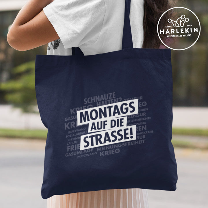 STOFFTASCHE • MONTAGS AUF DIE STRASSE