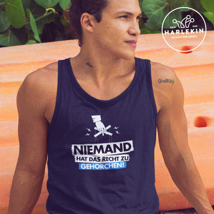 TANK TOP BUBEN • HANNAH ARENDT: NIEMAND HAT DAS RECHT ZU GEHORCHEN